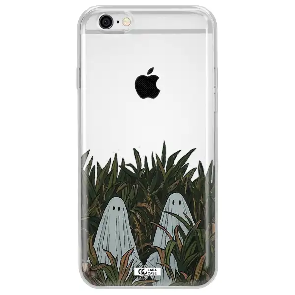 a group of ghosts in a field of grass Apple iPhone 6 plus Clear TPU Case