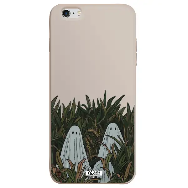 a group of ghosts in a field of grass Apple iPhone 6 plus Silicone Stone Case