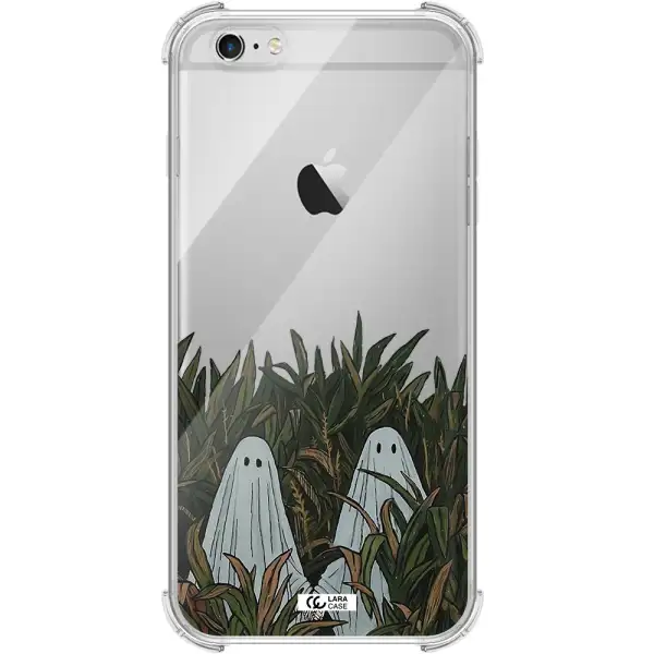 a group of ghosts in a field of grass Apple iPhone 6S Clear PC Case