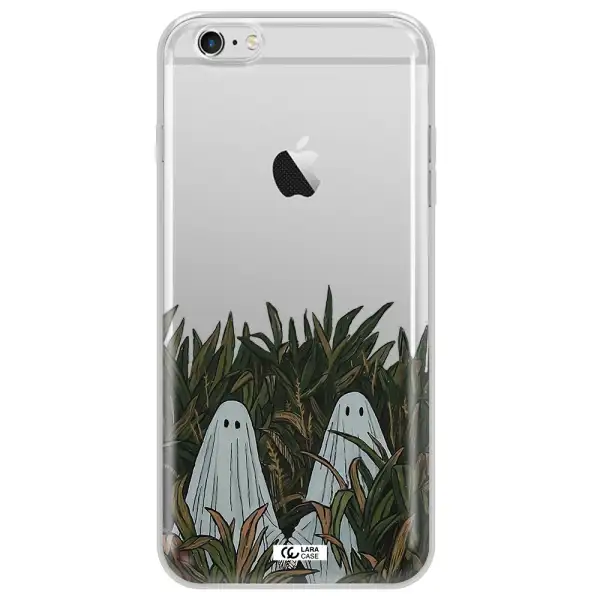 a group of ghosts in a field of grass Apple iPhone 6S Clear TPU Case