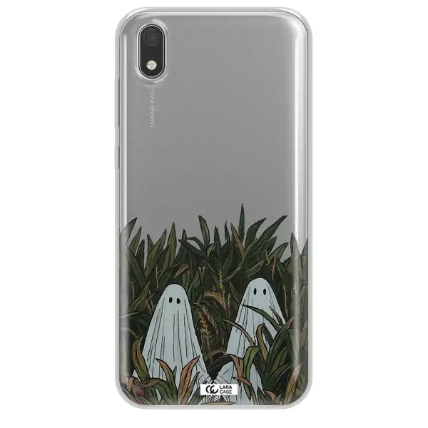 a group of ghosts in a field of grass Huawei Honor 8S Clear TPU Case