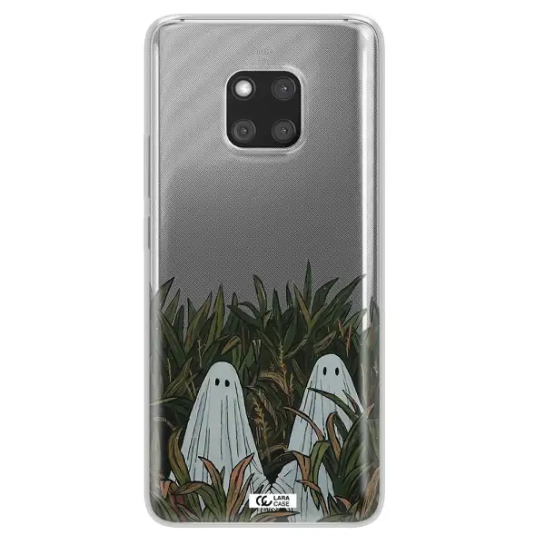 a group of ghosts in a field of grass Huawei Mate 20 Pro Clear TPU Case