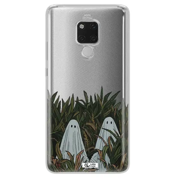 a group of ghosts in a field of grass Huawei Mate 20X Clear TPU Case
