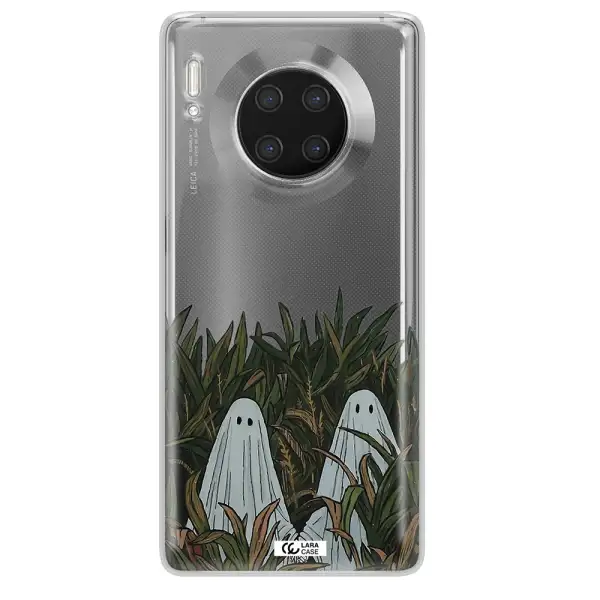 a group of ghosts in a field of grass Huawei Mate 30 Pro Clear TPU Case