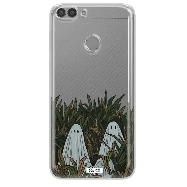 a group of ghosts in a field of grass Huawei P Smart 2017 Clear TPU Case
