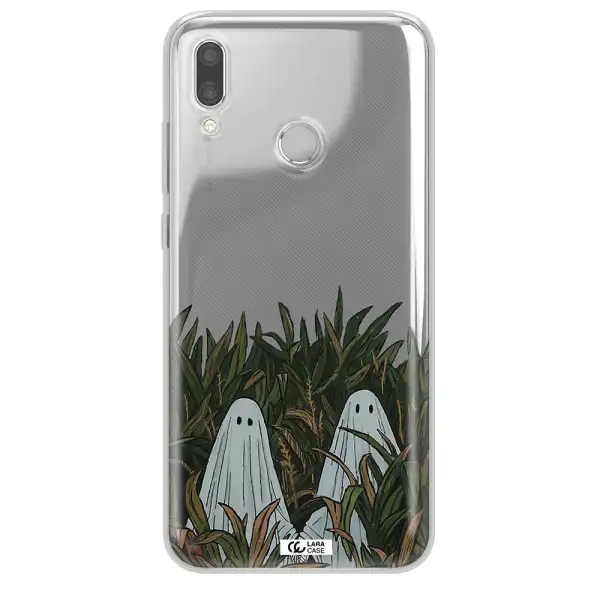a group of ghosts in a field of grass Huawei P Smart 2019 Clear TPU Case