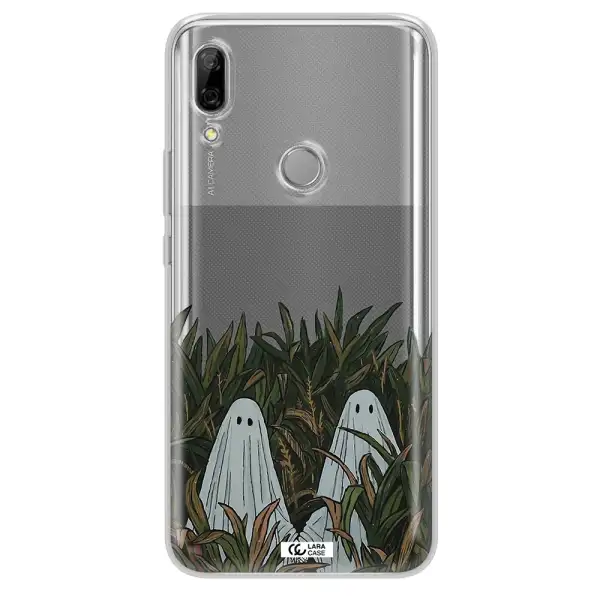 a group of ghosts in a field of grass Huawei P Smart Z Clear TPU Case