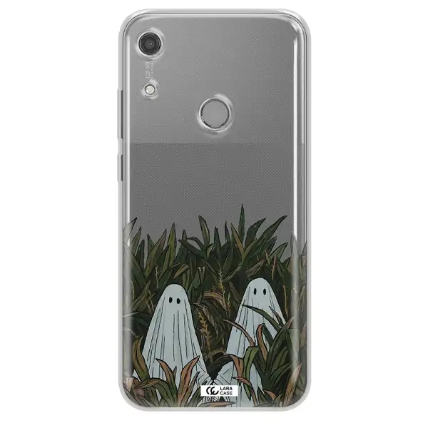 a group of ghosts in a field of grass Huawei Y6S Clear TPU Case