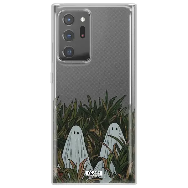 a group of ghosts in a field of grass Samsung Note 20 Ultra Clear TPU Case