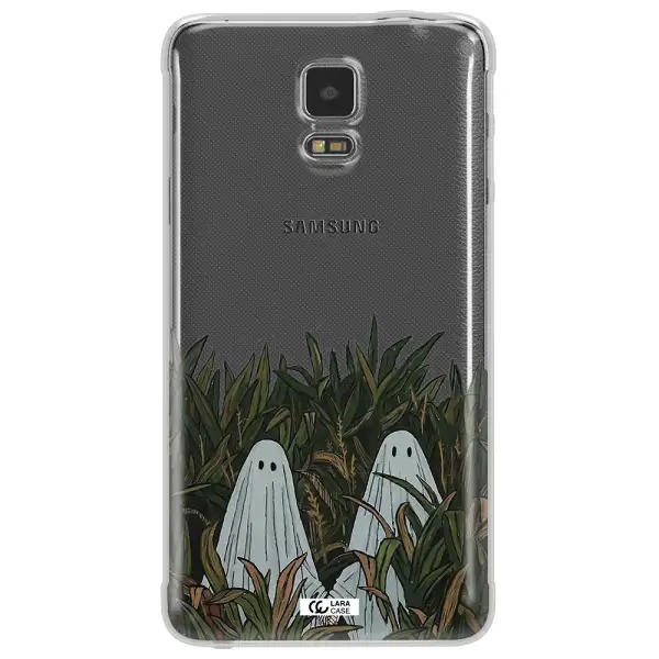 a group of ghosts in a field of grass Samsung Note 4 Clear TPU Case