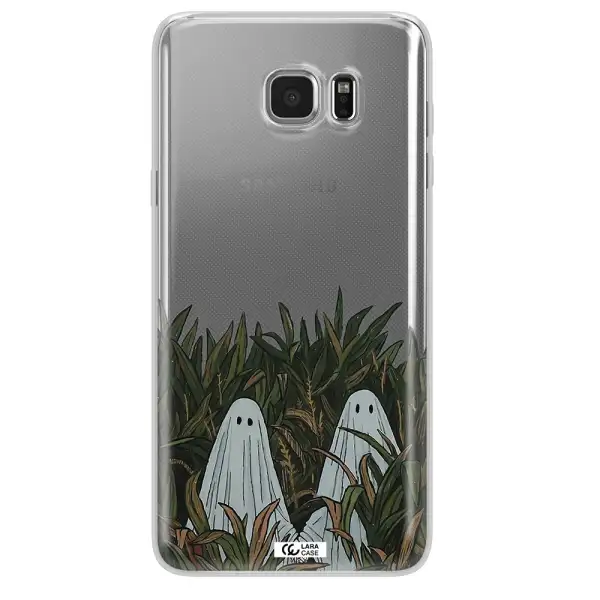 a group of ghosts in a field of grass Samsung Note 5 Clear TPU Case