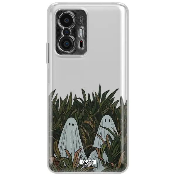 A Group Of Ghosts In A Field Of Grass Xiaomi 11T Clear Tpu Case
