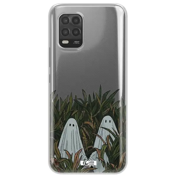 a group of ghosts in a field of grass Xiaomi Mi 10 Lite Clear TPU Case