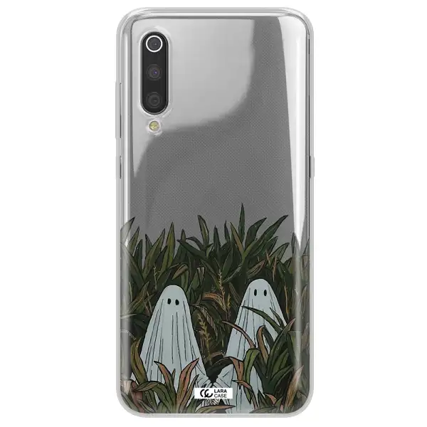 a group of ghosts in a field of grass Xiaomi Mi 9 Clear TPU Case