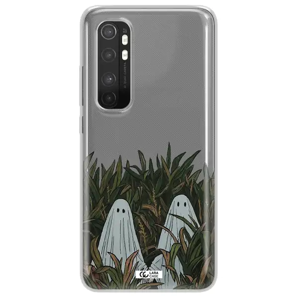 a group of ghosts in a field of grass Xiaomi Mi Note 10 Lite Clear TPU Case