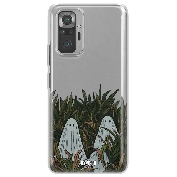 a group of ghosts in a field of grass Xiaomi Note 10 Pro Clear TPU Case
