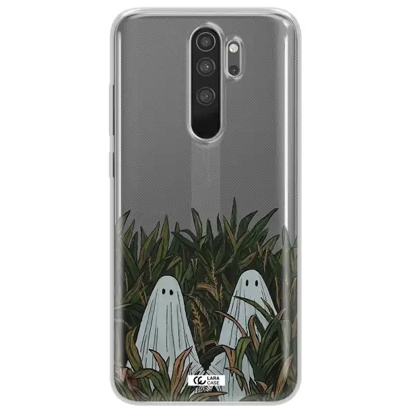 a group of ghosts in a field of grass Xiaomi Note 8 Pro Clear TPU Case