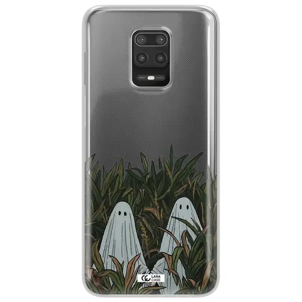 a group of ghosts in a field of grass Xiaomi Note 9S Clear TPU Case