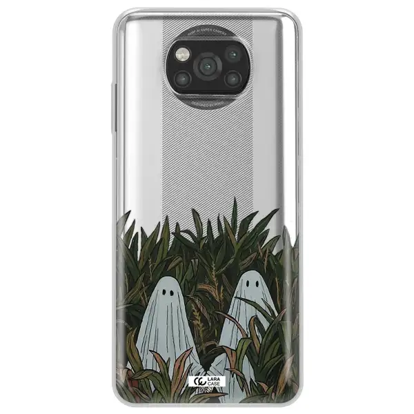 a group of ghosts in a field of grass Xiaomi Poco X3 Clear TPU Case