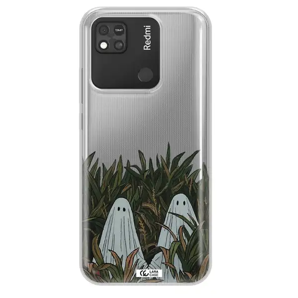 a group of ghosts in a field of grass Xiaomi Redmi 10A Clear TPU Case