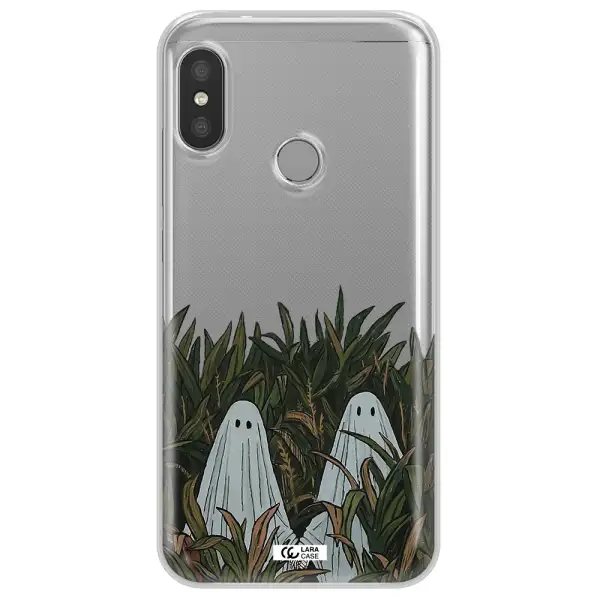 a group of ghosts in a field of grass Xiaomi Redmi 6 Pro Clear TPU Case
