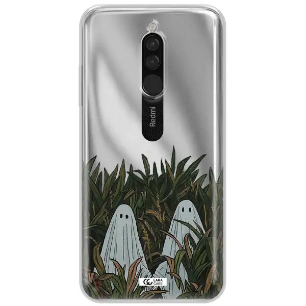 A Group Of Ghosts In A Field Of Grass Xiaomi Redmi 8 Clear Tpu Case
