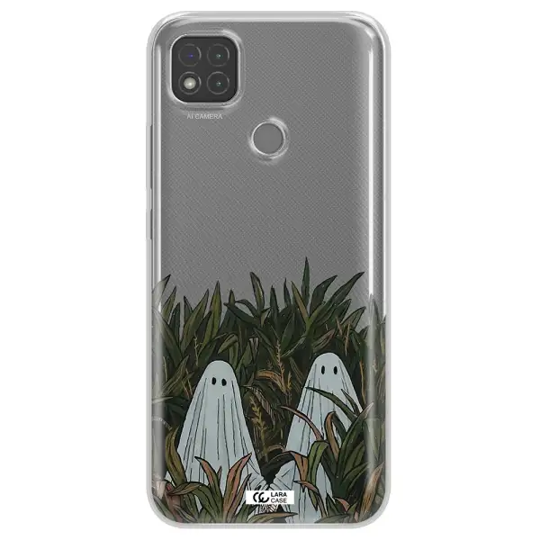 a group of ghosts in a field of grass Xiaomi Redmi 9C Clear TPU Case