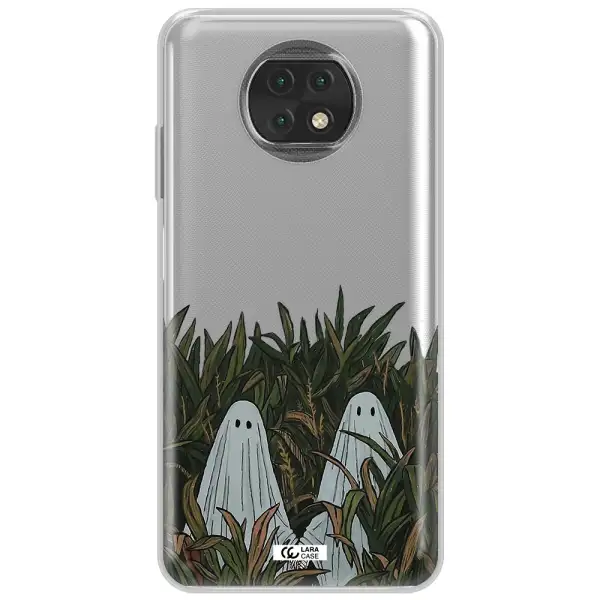 A Group Of Ghosts In A Field Of Grass Xiaomi Redmi Note 9T Clear Tpu Case