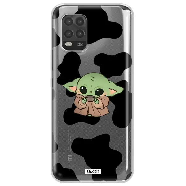 a cartoon of a baby yoda Xiaomi Mi 10 Lite Clear TPU Case