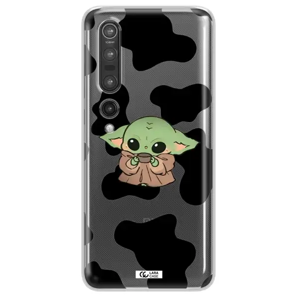 a cartoon of a baby yoda Xiaomi Mi 10 Pro Clear TPU Case