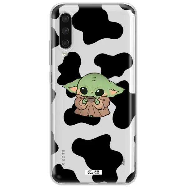 A Cartoon Of A Baby Yoda Xiaomi Mi A3 Clear Tpu Case