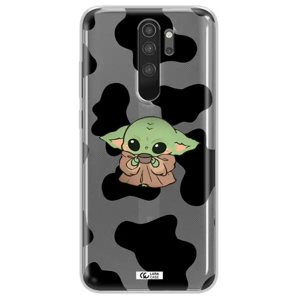 a cartoon of a baby yoda Xiaomi Note 8 Pro Clear TPU Case