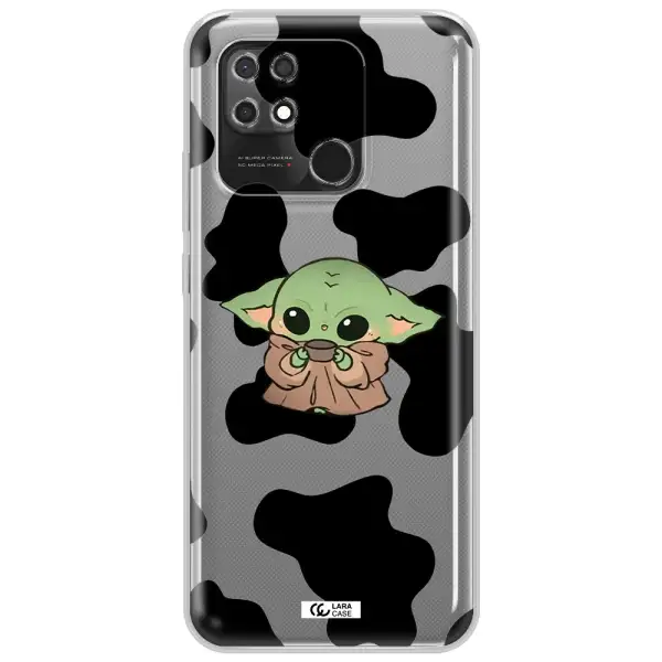 a cartoon of a baby yoda Xiaomi Redmi 10C Clear TPU Case