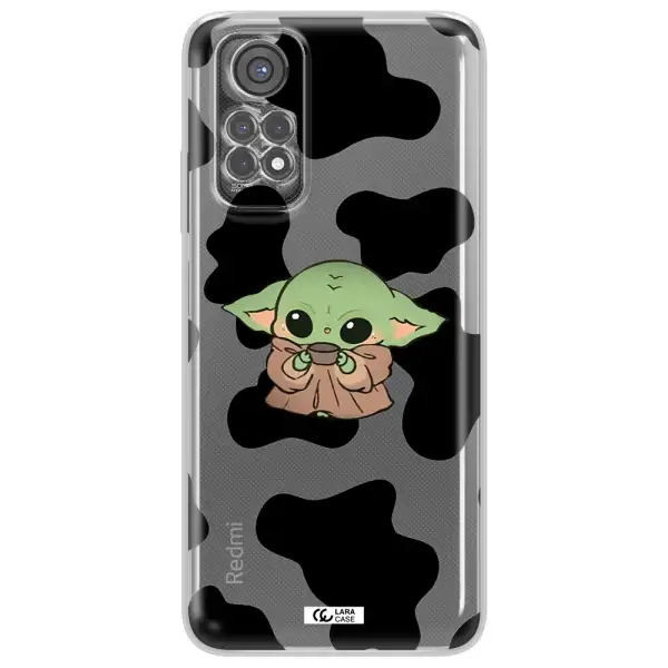 A Cartoon Of A Baby Yoda Xiaomi Redmi Note 11S Clear Tpu Case