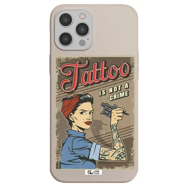 a woman with tattoo on her arm Apple iPhone 12 pro max Silicone Stone Case