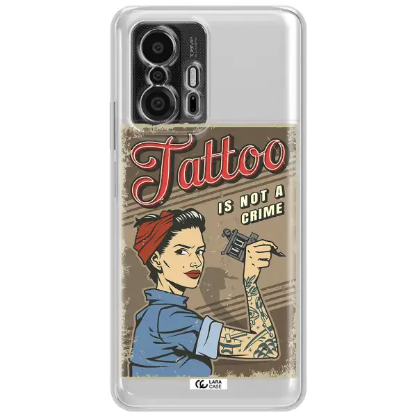A Woman With Tattoo On Her Arm Xiaomi 11T Pro Clear Tpu Case