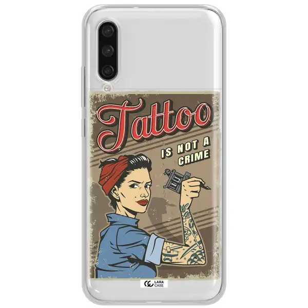 A Woman With Tattoo On Her Arm Xiaomi Mi A3 Clear Tpu Case