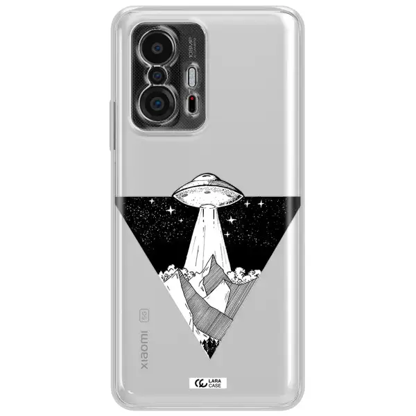 A Triangle With A Ufo In The Sky Xiaomi 11T Clear Tpu Case