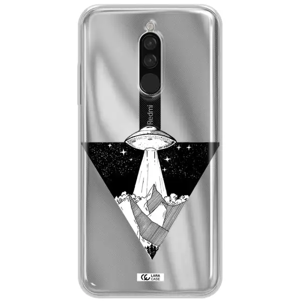 A Triangle With A Ufo In The Sky Xiaomi Redmi 8 Clear Tpu Case