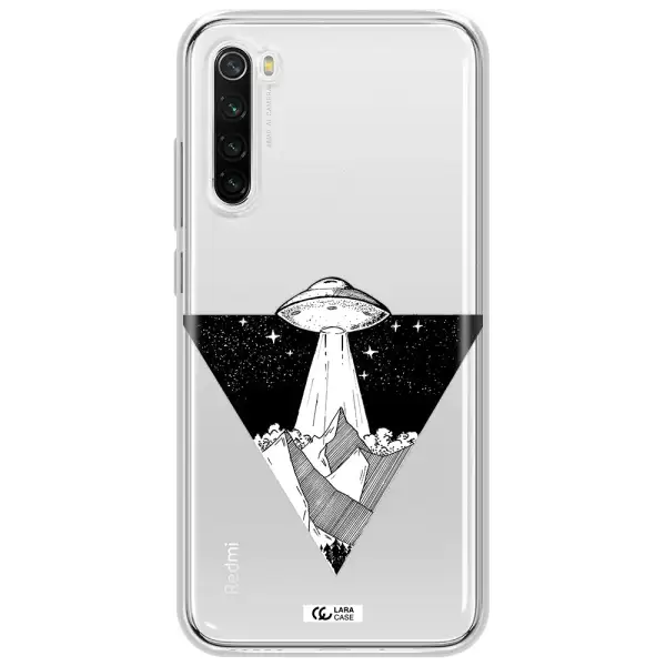 A Triangle With A Ufo In The Sky Xiaomi Redmi Note 8T Clear Tpu Case