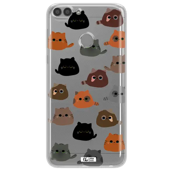 a group of cats with different colors Huawei P Smart Clear TPU Case