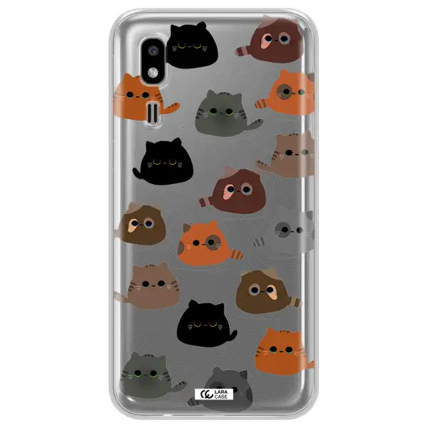 a group of cats with different colors Samsung A2 Core Clear TPU Case