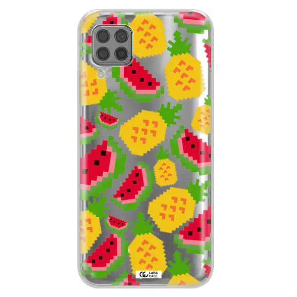 a pattern of watermelon and pineapples Huawei P40 Lite Clear TPU Case