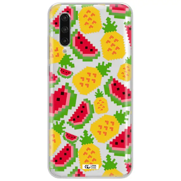 A Pattern Of Watermelon And Pineapples Xiaomi Mi 9 Lite Clear Tpu Case