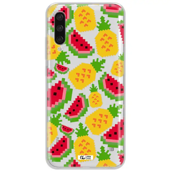 A Pattern Of Watermelon And Pineapples Xiaomi Mi A3 Clear Tpu Case