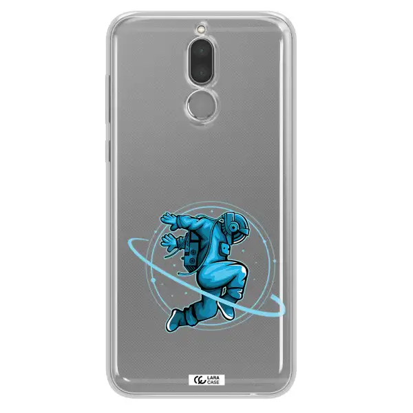 a cartoon of a man skating Huawei Mate 10 Lite Clear TPU Case