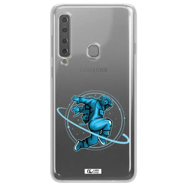 a cartoon of a man skating Samsung A9 2018 Clear TPU Case