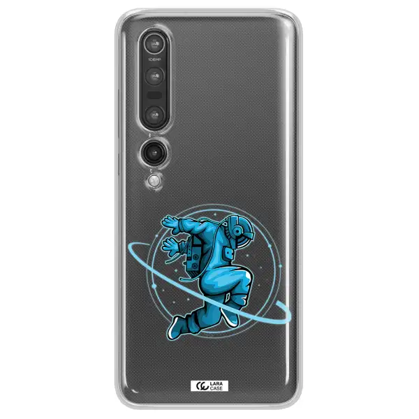 a cartoon of a man skating Xiaomi Mi 10 Pro Clear TPU Case