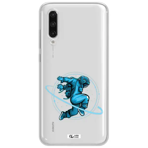 A Cartoon Of A Man Skating Xiaomi Mi 9 Lite Clear Tpu Case