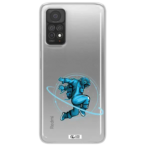 a cartoon of a man skating Xiaomi Note 11 Pro Clear TPU Case